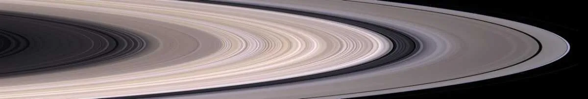 Panoramic of Saturn's rings © NASA