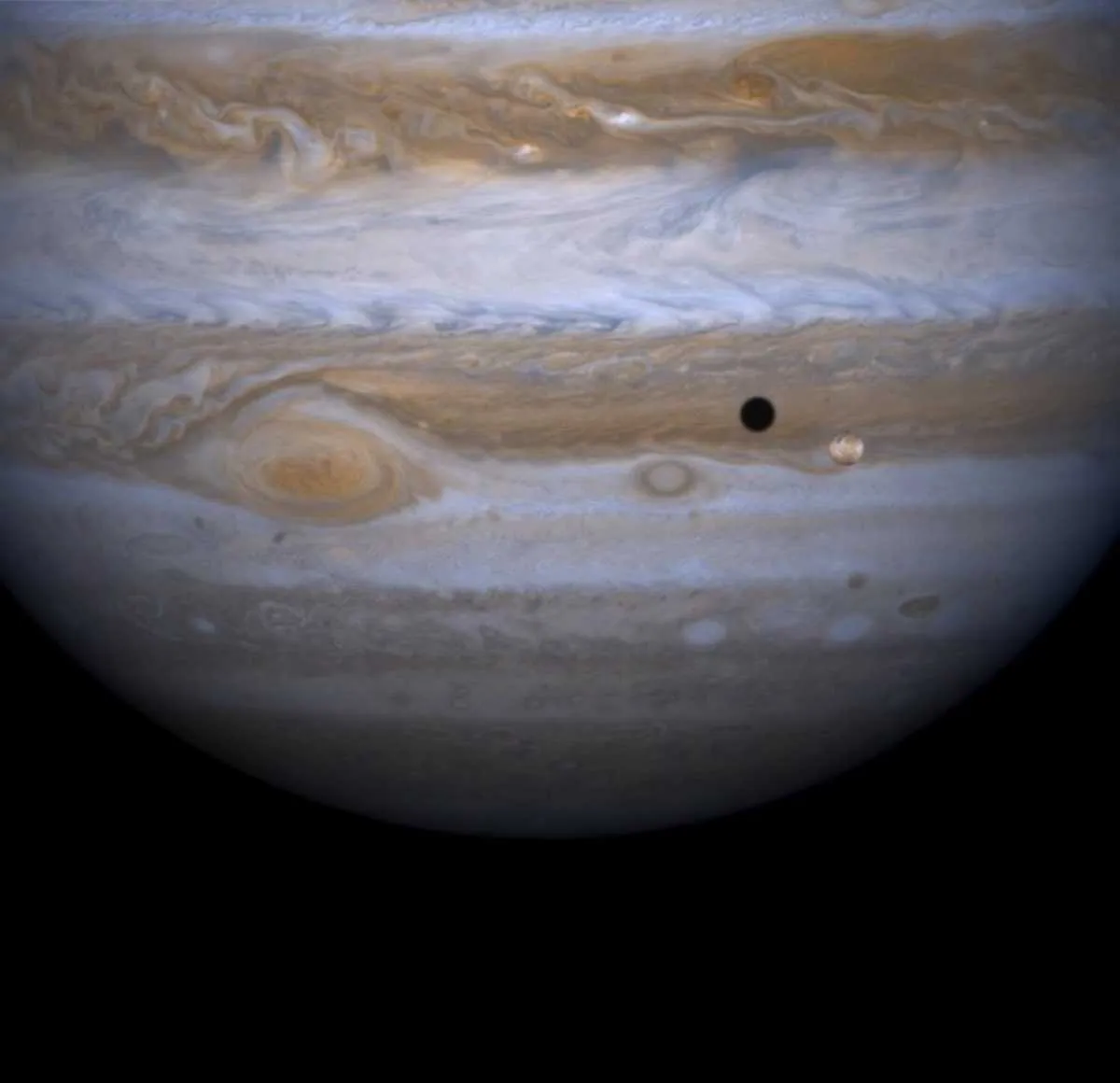 Jupiter and IO © NASA