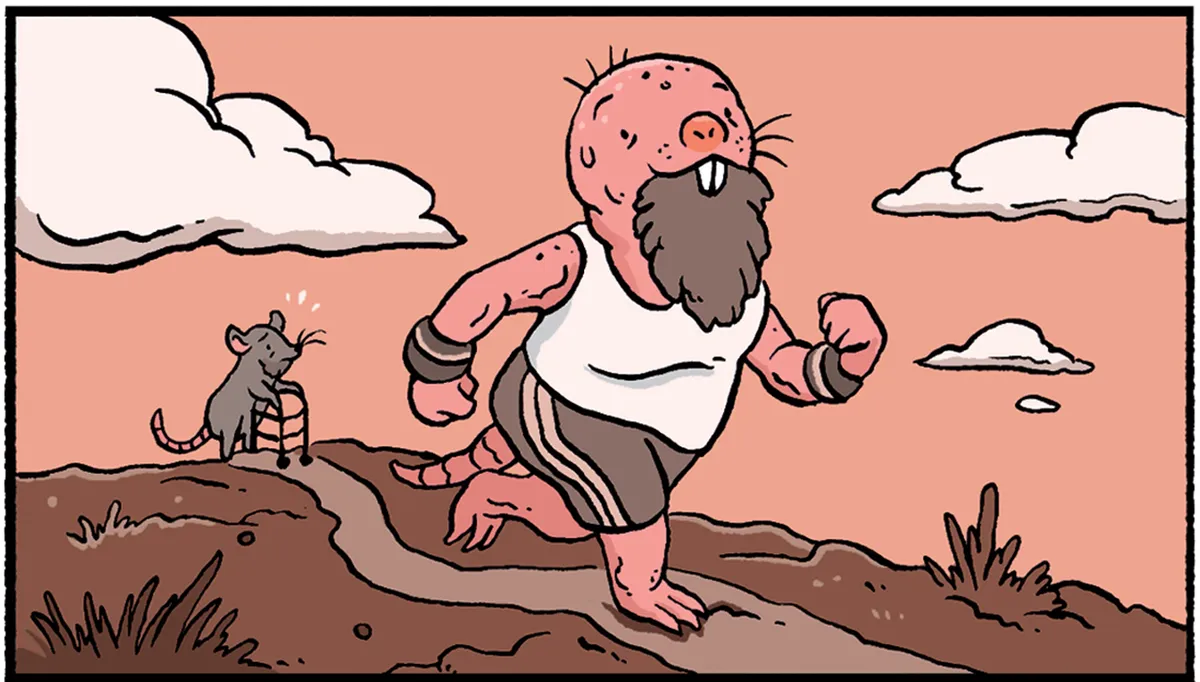 The naked mole rat's guide to eternal life © Lindsey Leigh