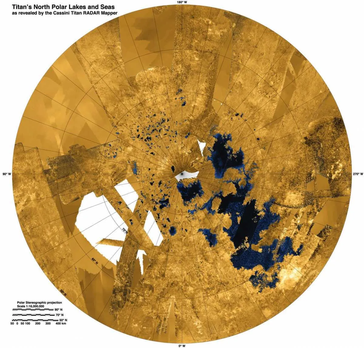 Titan's topography © NASA