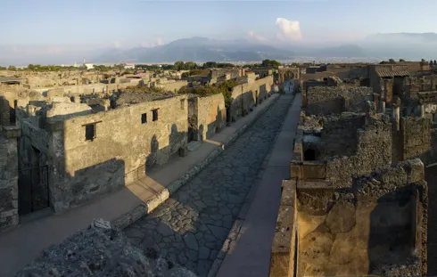 Pompeii today (credit: British Museum)