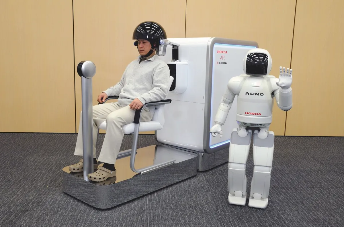 Back in 2009, the Honda Research Institute demonstrated a helmet that allowed a user to control an ASIMO robot by thought alone. Yes, it looked a little clunky, but it represented a ginormous leap forwards in technology © Shutterstock