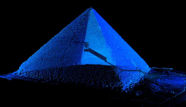 Three-dimensional laser scanning has revealed why the Great Pyramid of Giza is still standing today