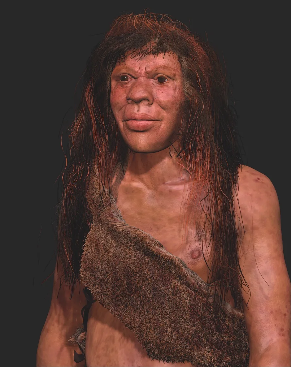 A reconstruction of what Denny may have looked like when she was alive © SPL