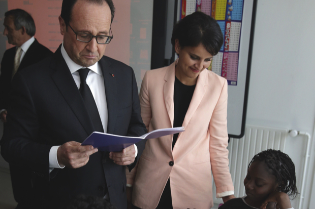 François Hollande says homework is unfair, as it penalises children who have a difficult home environment © Getty Images