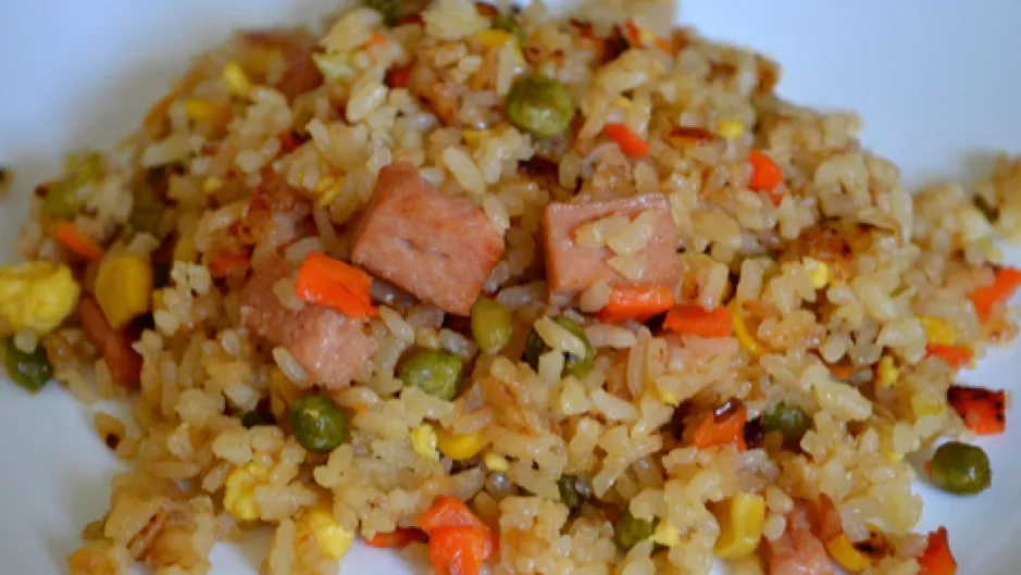 Spam fried rice (image credit: Sian Proctor)