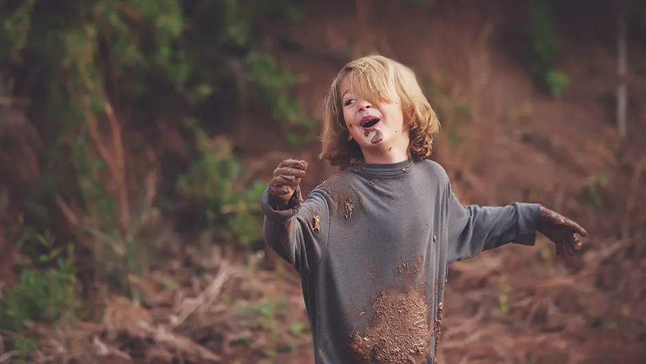 If a kid comes home with muddy hands, it’s unlikely to do any harm. And may well do some good.” © Getty Images
