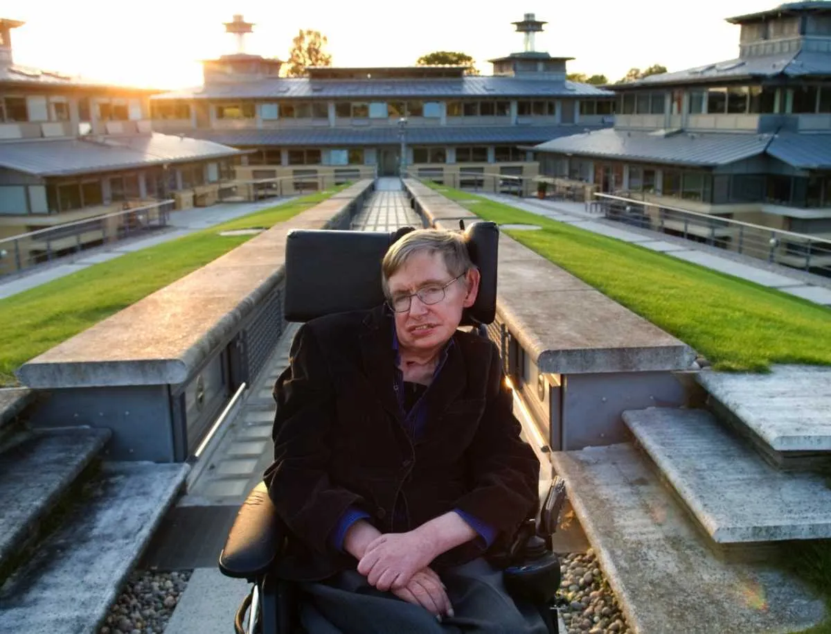Professor Stephen Hawking, British theoretical physicist. Photographed at the Centre for Mathematical Sciences, University of Cambridge © Eleanor Bentall/Corbis via Getty Images