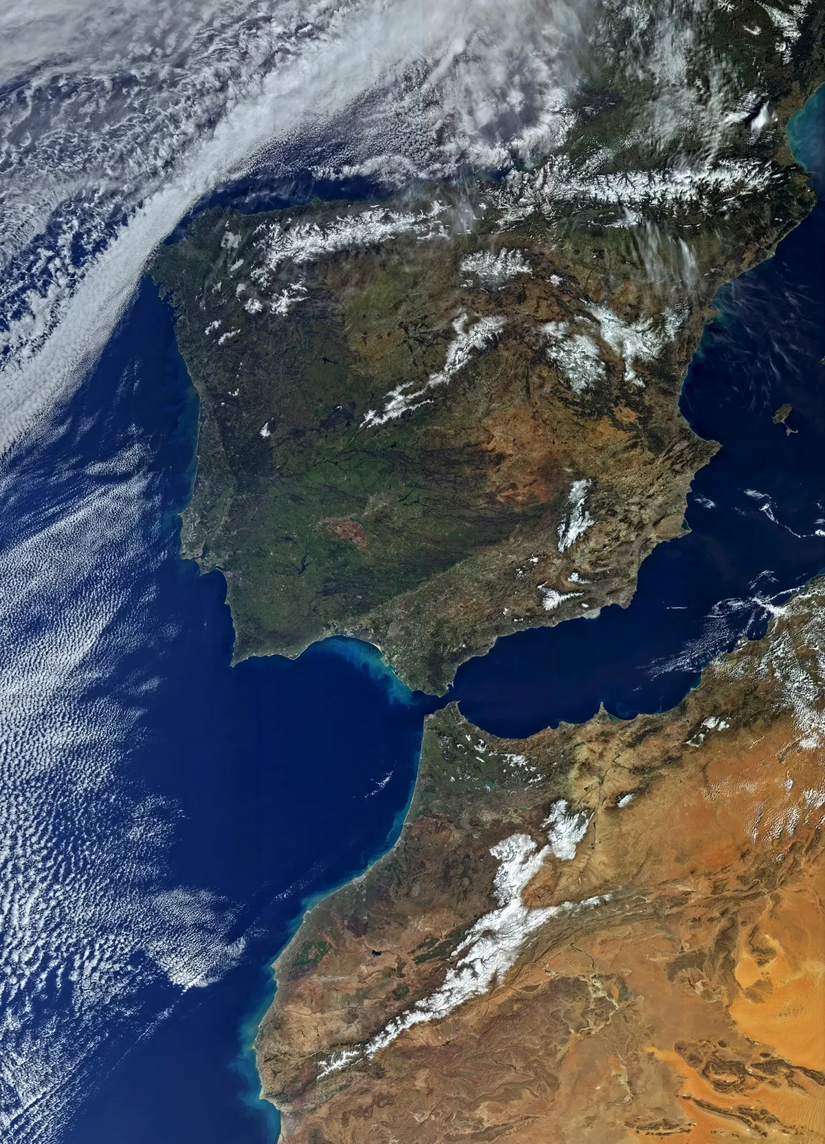 Iberian Peninsula © Copernicus data (2016)