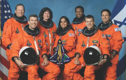 The crew of the ill-fated Columbia mission (credit: NASA)