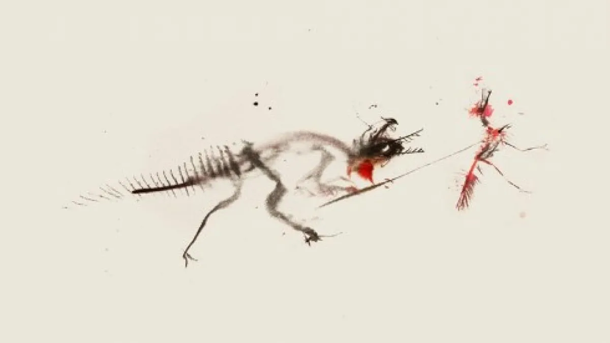 Dinosauroid cave art © CM Kosemen and Simon Roy.