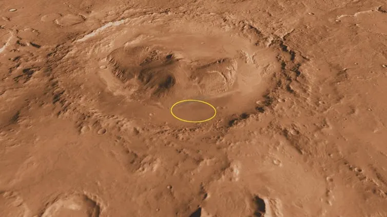 Gale crater on Mars © NASA/JPL-Caltech/ASU/UA