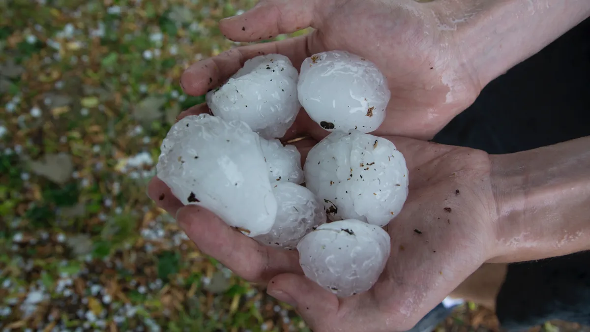 These hailstones are tiny compared to the ones that fell in Bangladesh (© iStock)