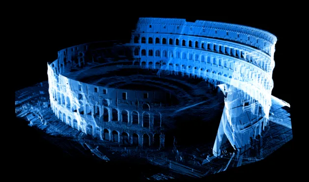 Three-dimensional laser scanning has unlocked some of the secrets of the Colosseum © National Geographic