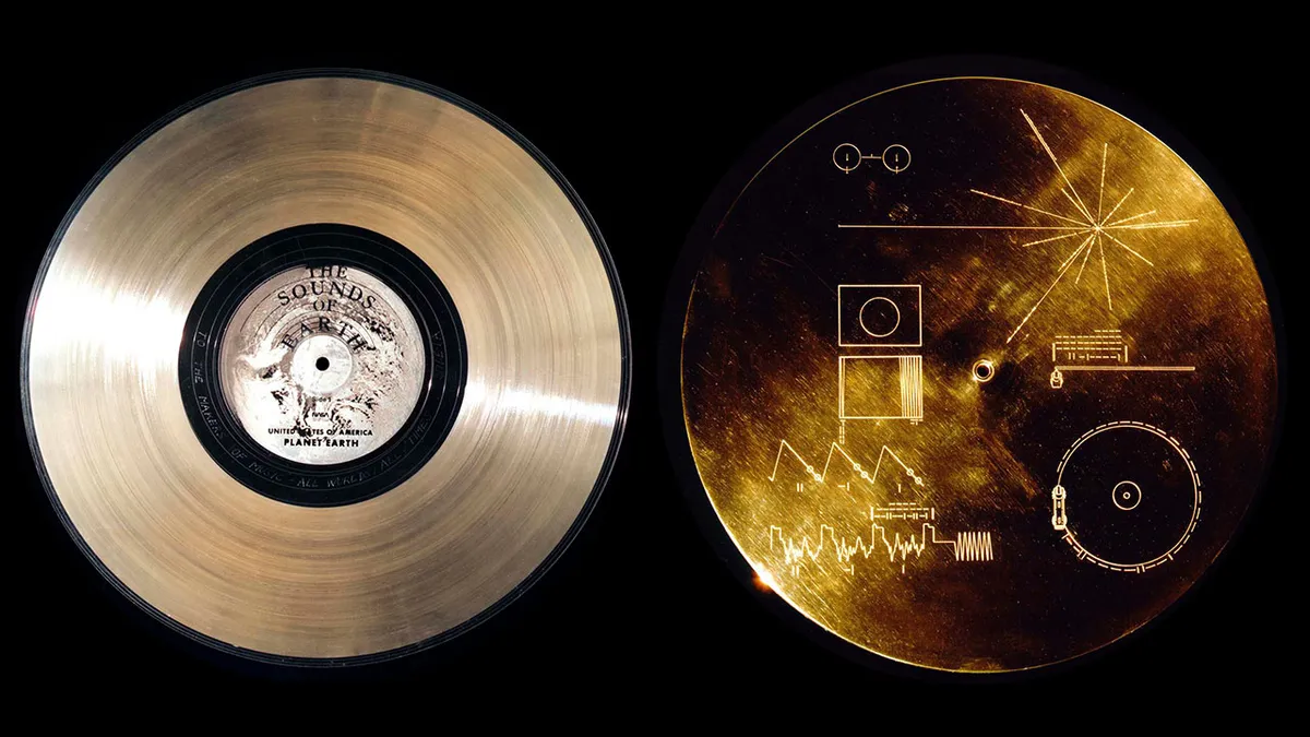 The Voyager Golden Record © NASA/JPL-Caltech