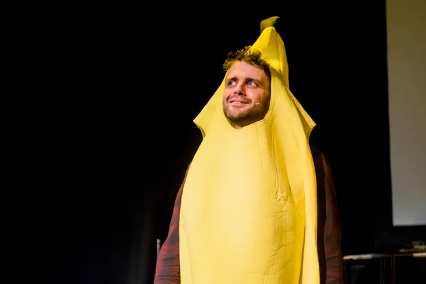 Steve Mould as a banana - by Mihaela Bodlovic