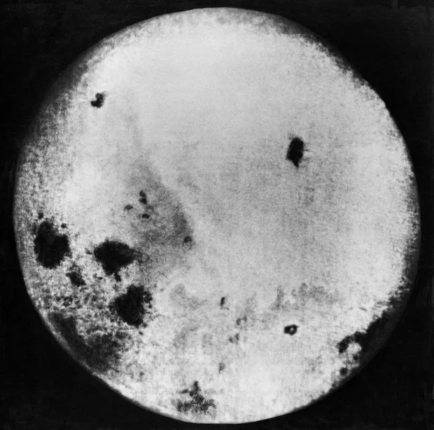 The first photos of the far side of the Moon were taken in 1959 by the Soviet probe Luna 3 © Getty Images