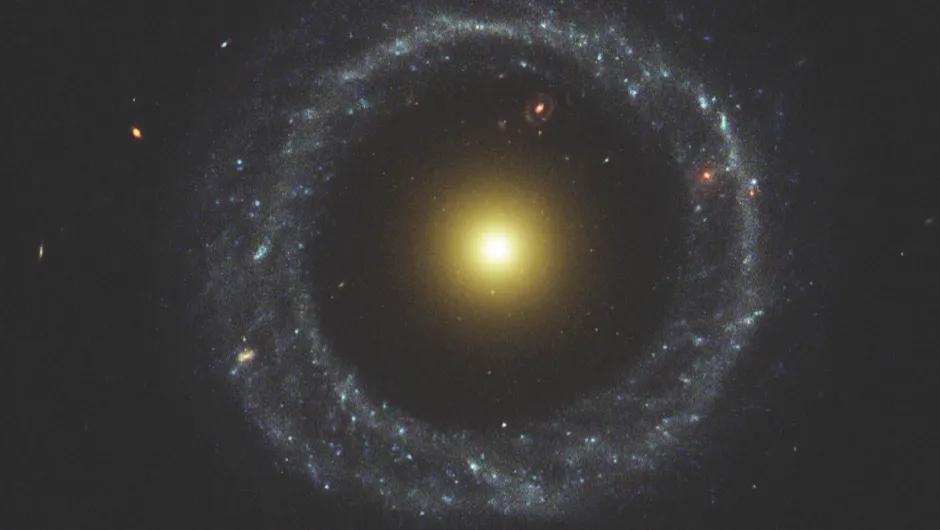 Nobody has any idea how this doughnut-like galaxy formed © NASA/Hubble Space Telescope