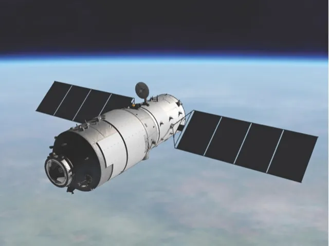 Tiangong-1, China's first space station, orbited the Earth between 2011 and 2018 © China Manned Space Engineering Office