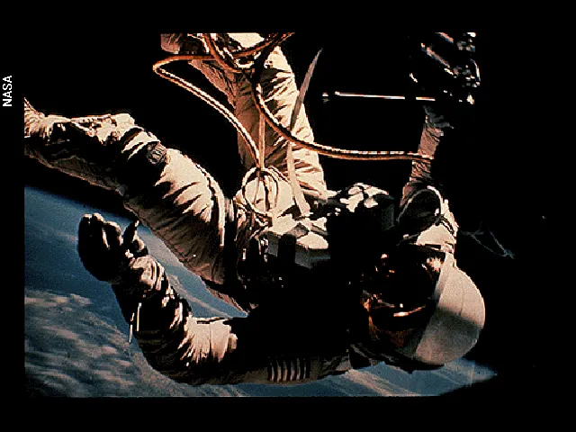 Astronaut in space © NASA