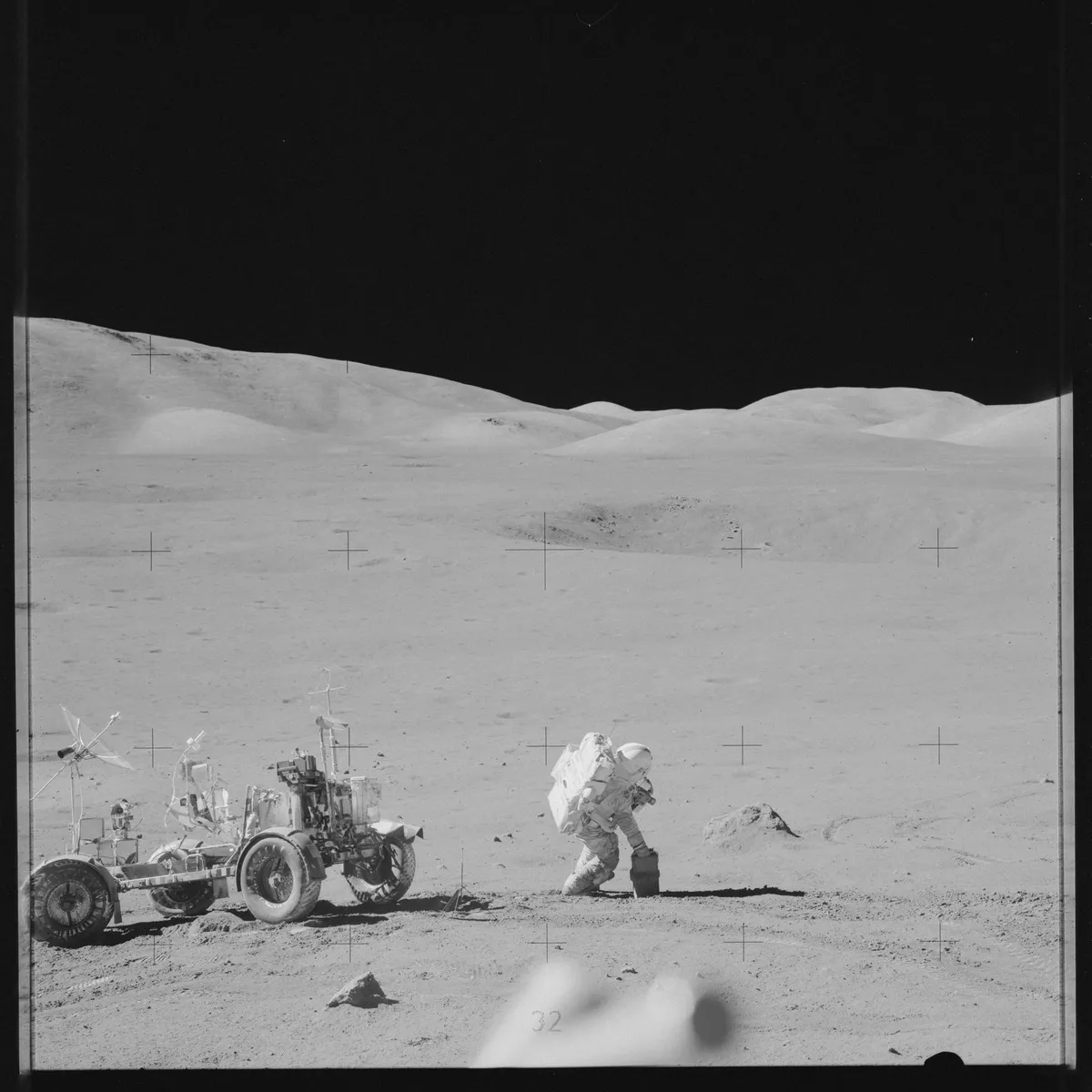 AS17-141-21600 - Apollo 17 Hasselblad image from film magazine 141/L - EVA-3