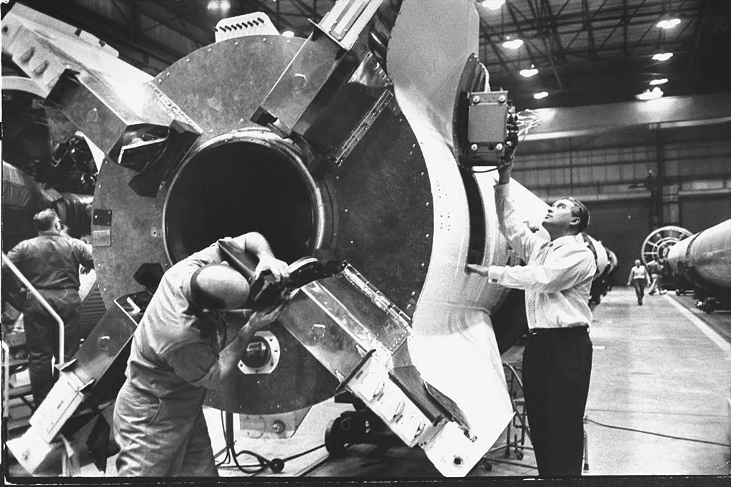 Wernher von Braun’s rocket designs were instrumental to NASA’s success © Walter Sanders/The LIFE Picture Collection via Getty Images/Getty Images