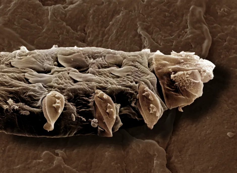 Demodex mites chomp on your skin flakes, then explode © Getty Images
