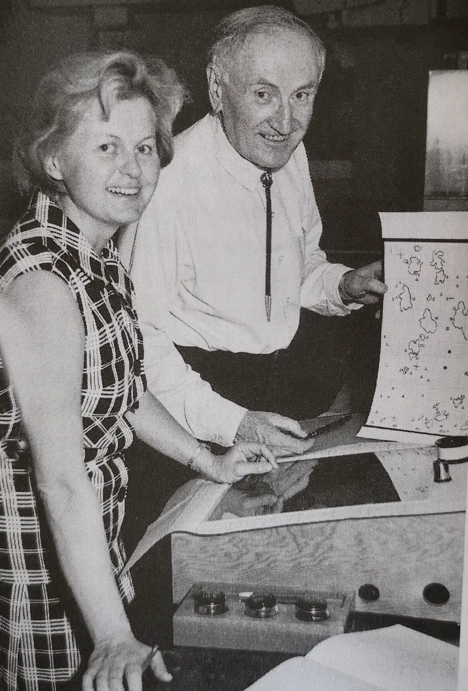 Zwicky with his wife Margrit in around 1965