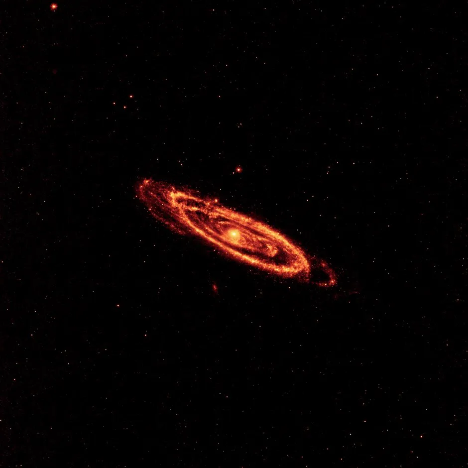 Andromeda in Infrared © NASA/JPL-Caltech/UCLA