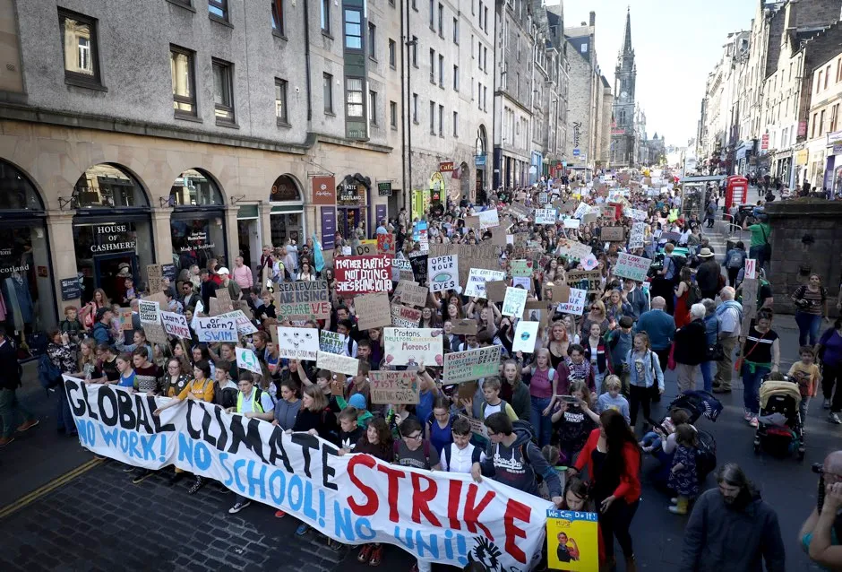 ‘We should listen to the loud cry coming from school children’ over climate, Prof Brian Hoskins urges © Jane Barlow/PA