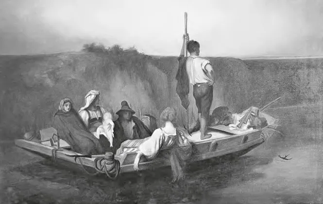 Pontine marshes (1850)