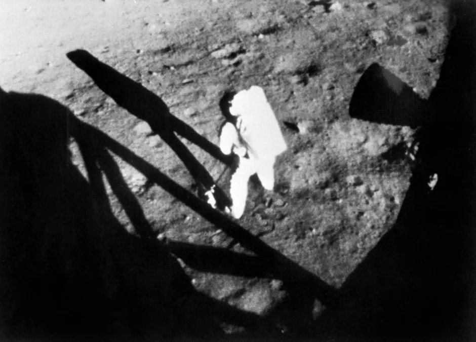 Neil Armstrong had to bunny hop on the lunar surface © PA