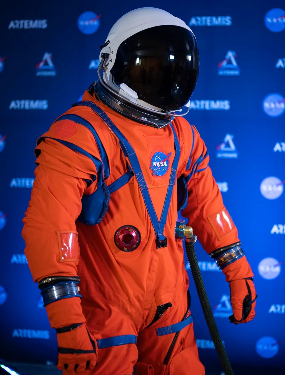 The Orion Crew Survival System (OCSS) suit for high-risk activity inside spacecraft, such as launch © PA/Nasa/Joel Kowsky