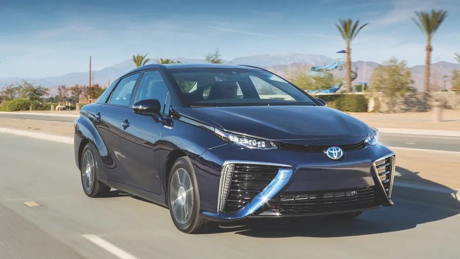 The older model of the Toyota Mirai, as tested by the Science Focus team © Toyota