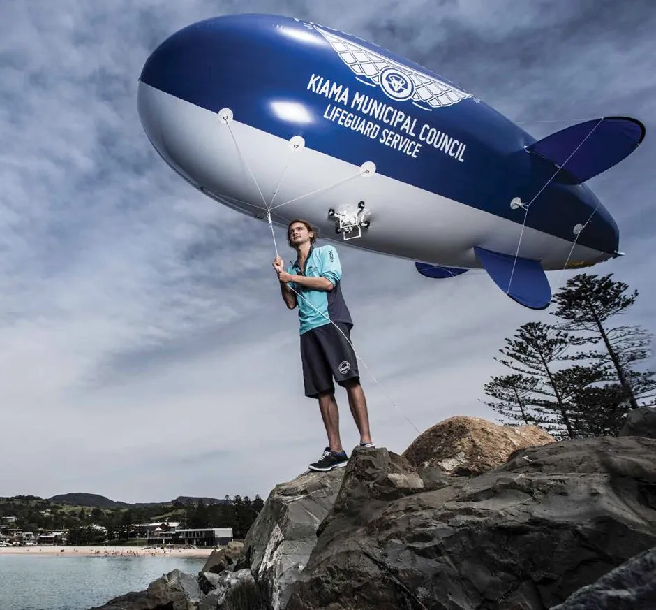 Kye Adams hopes that his Project Airship will stop shark culling and the deployment of shark nets