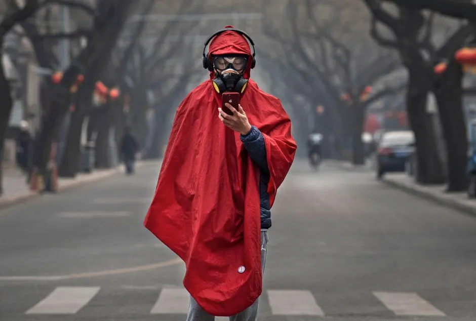 A man wears a protective mask in Beijing, China in January, 2020 © Getty Images