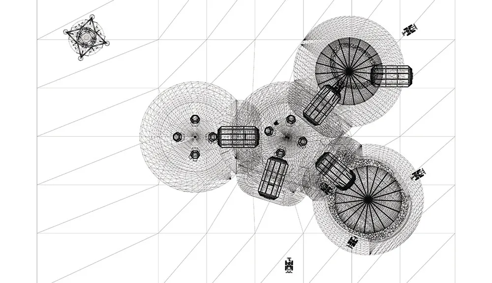 Moon base planby Foster   Partners