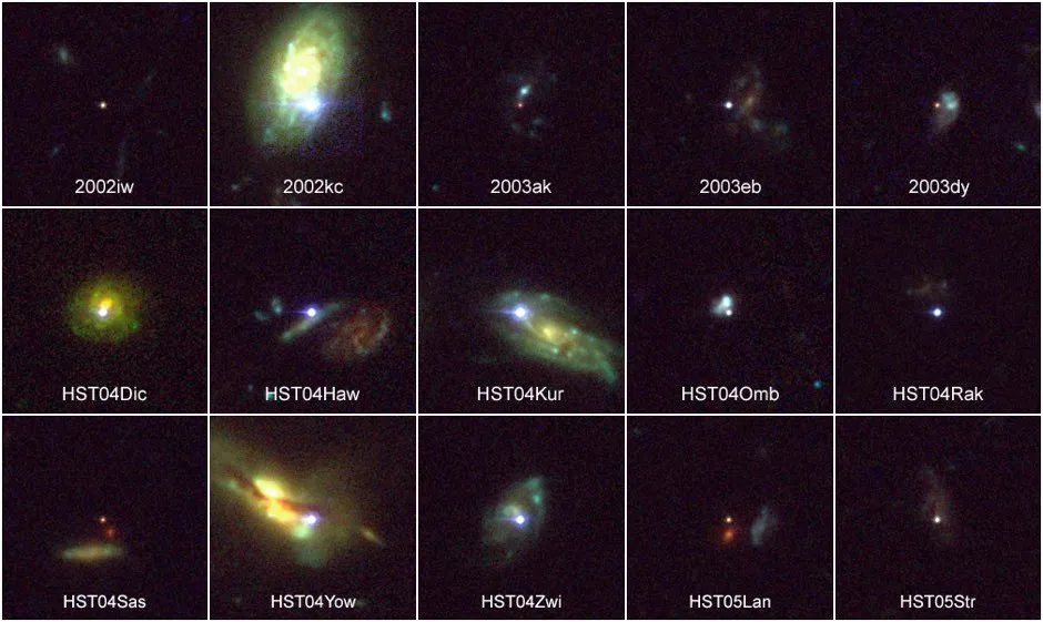 15 distant supernovae © NASA, ESA, and A. Riess (STScI)