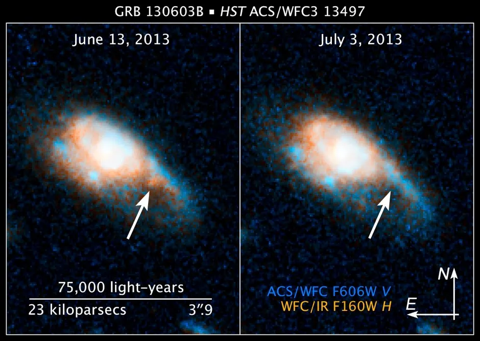 GRB 130603B © © NASA, ESA, and Z. Levay (STScI/AURA)