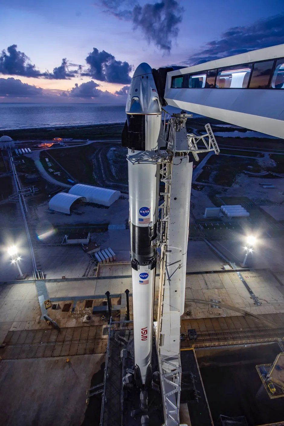 Crew Demo-2 ready for launch © SpaceX