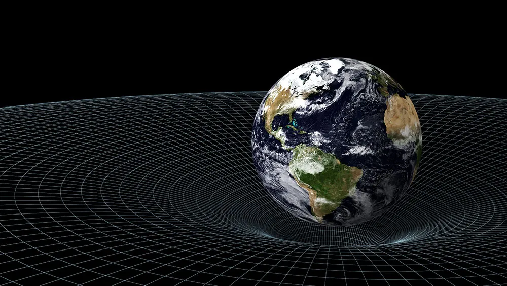 Visualisation of Earth's gravitational field © Getty Images