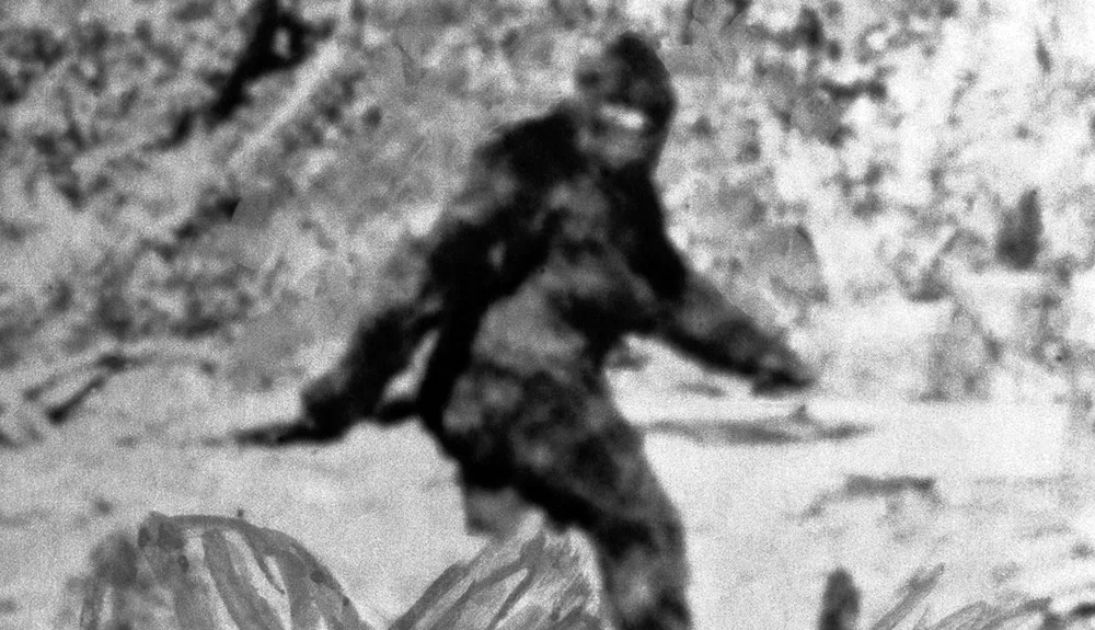 Roger Patterson and Bob Gimlin's video of the alleged yeti © Getty Images