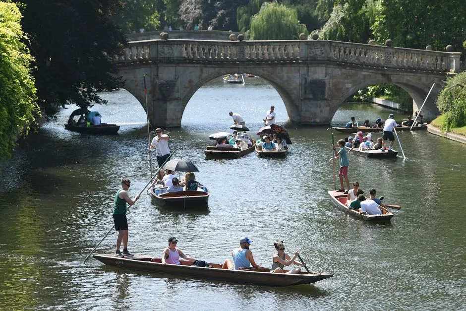 Cambridge recorded the hottest day on record for the UK in July 2019 (Joe Giddens/PA)