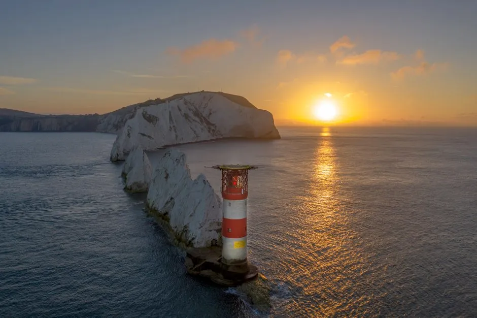 The Needles lighthouse on the Isle of Wight © Getty Images