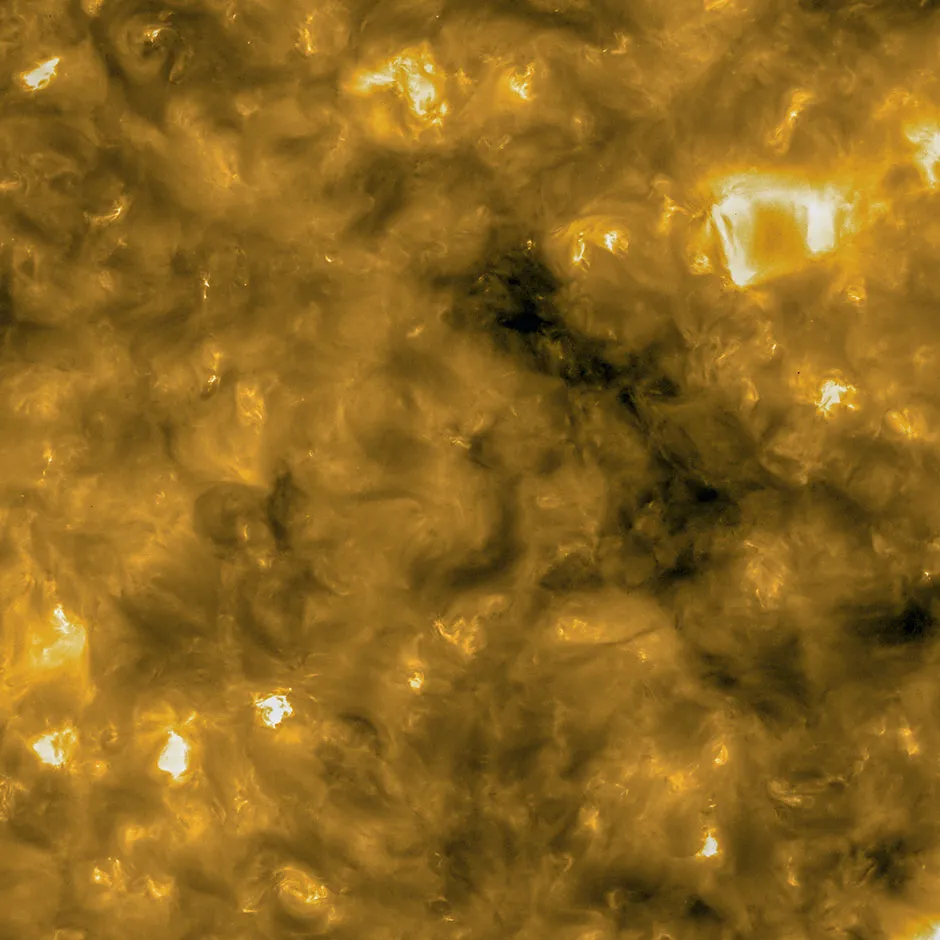 Close-up images of the Sun have revealed mini solar flares, which scientists call campfires © Solar Orbiter/ESA