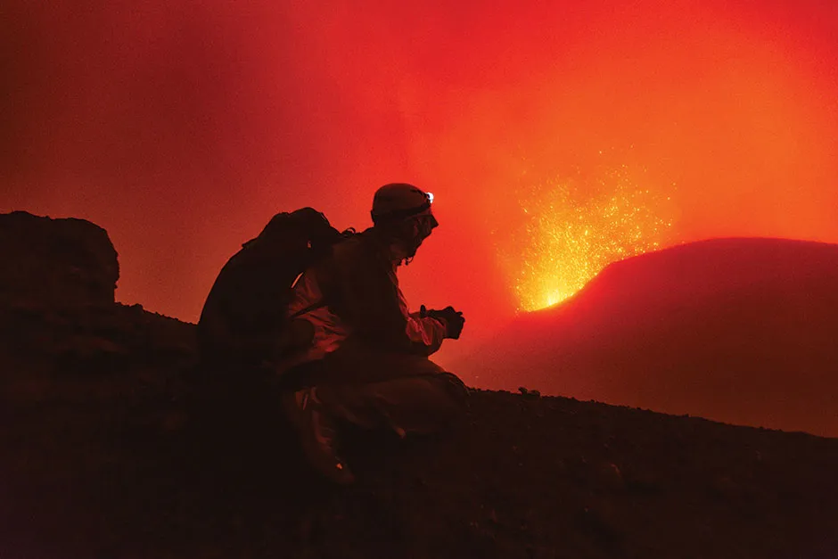 Volcanologist © Alamy