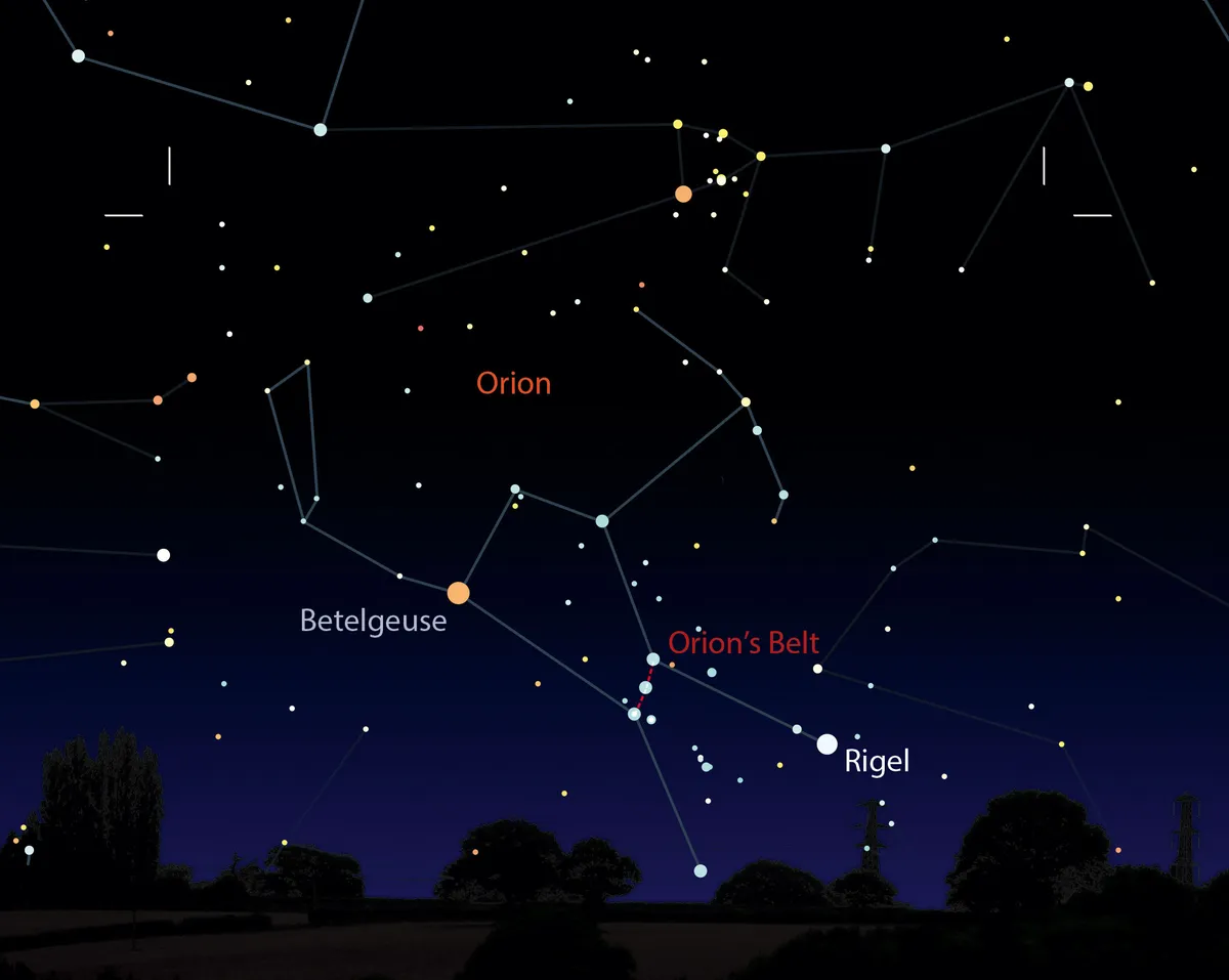 How can I see Betelgeuse? © Pete Lawrence