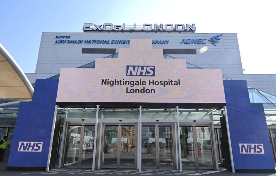NHS Nightingale Hospital at the ExCeL exhibition centre in London © Getty Images