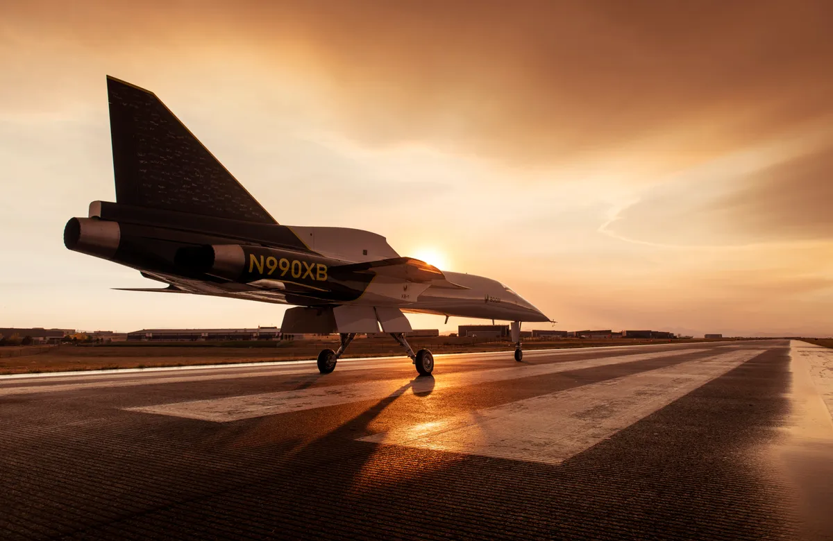 XB-1 will undergo a 100% carbon-neutral flight test program in 2021 © Boom Supersonic