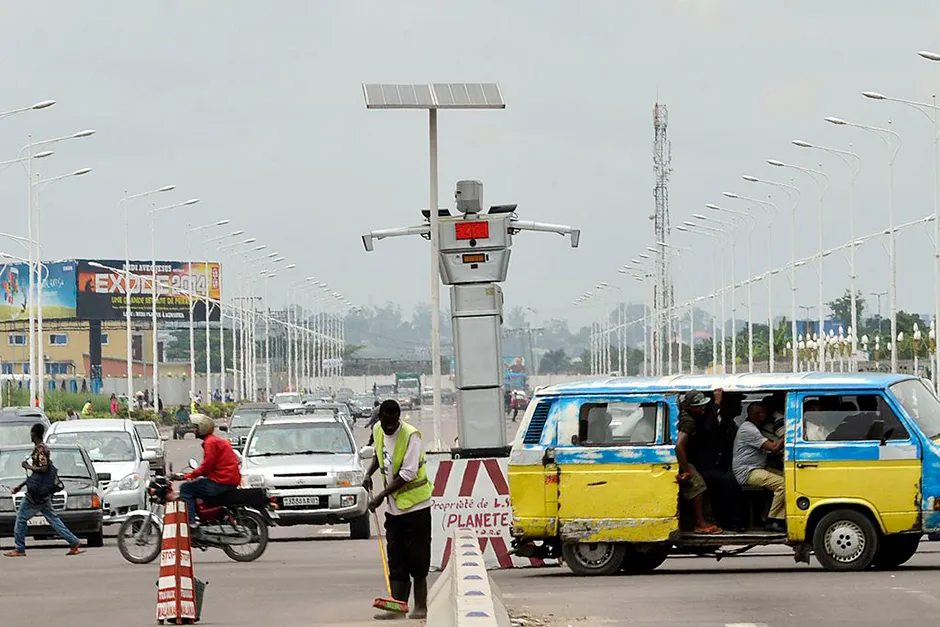 One of Kinshasa's traffic robots © Getty Images